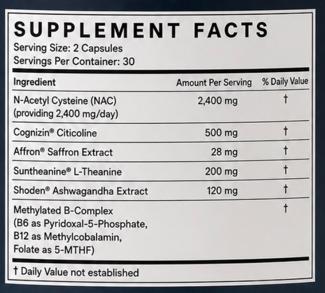 Supplement Facts panel